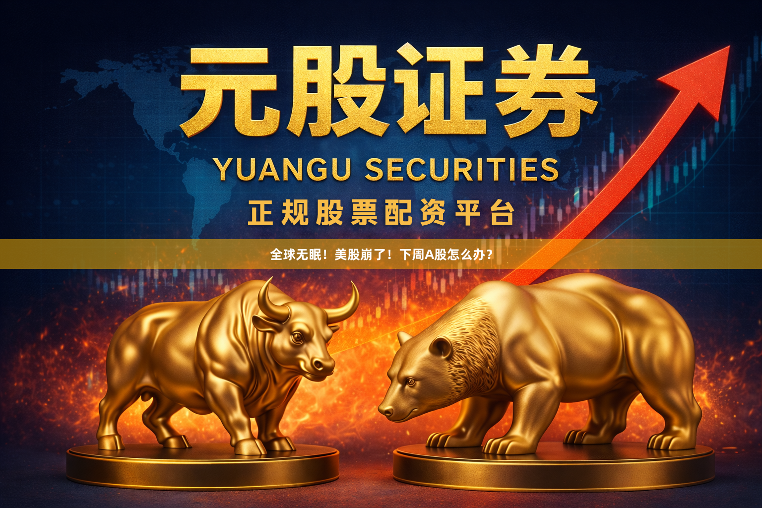 全球无眠！美股崩了！下周A股怎么办？
