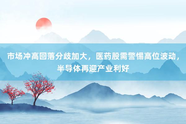 市场冲高回落分歧加大，医药股需警惕高位波动，半导体再迎产业利好